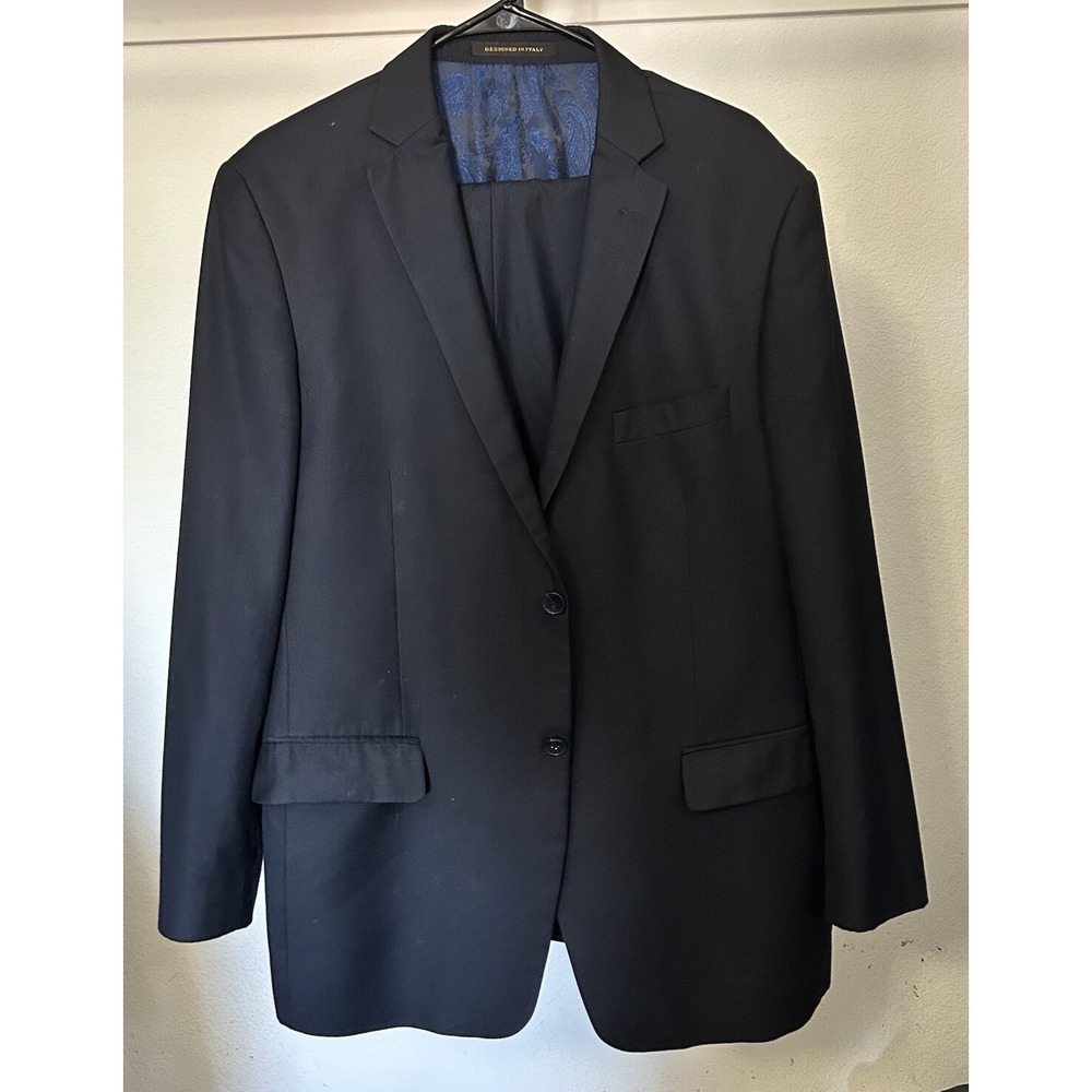 Porto Filo Extra Fine Two Piece Men's Suit 44R Jacket 38x27 Pants Super 160 Wool